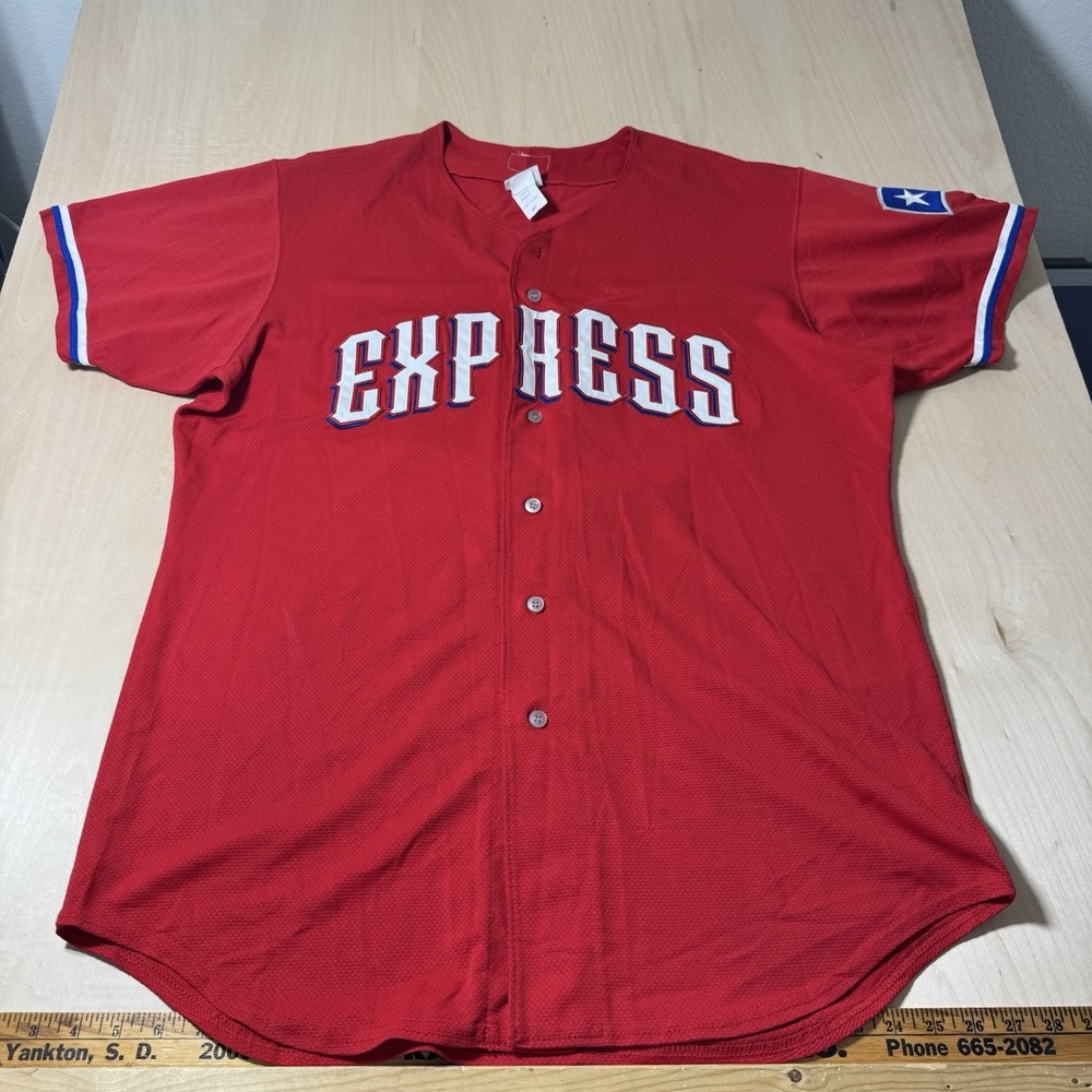 GAME WORN Round Rock Express MiLB #10 Jurickson Profar jersey Wilson size 48 XL